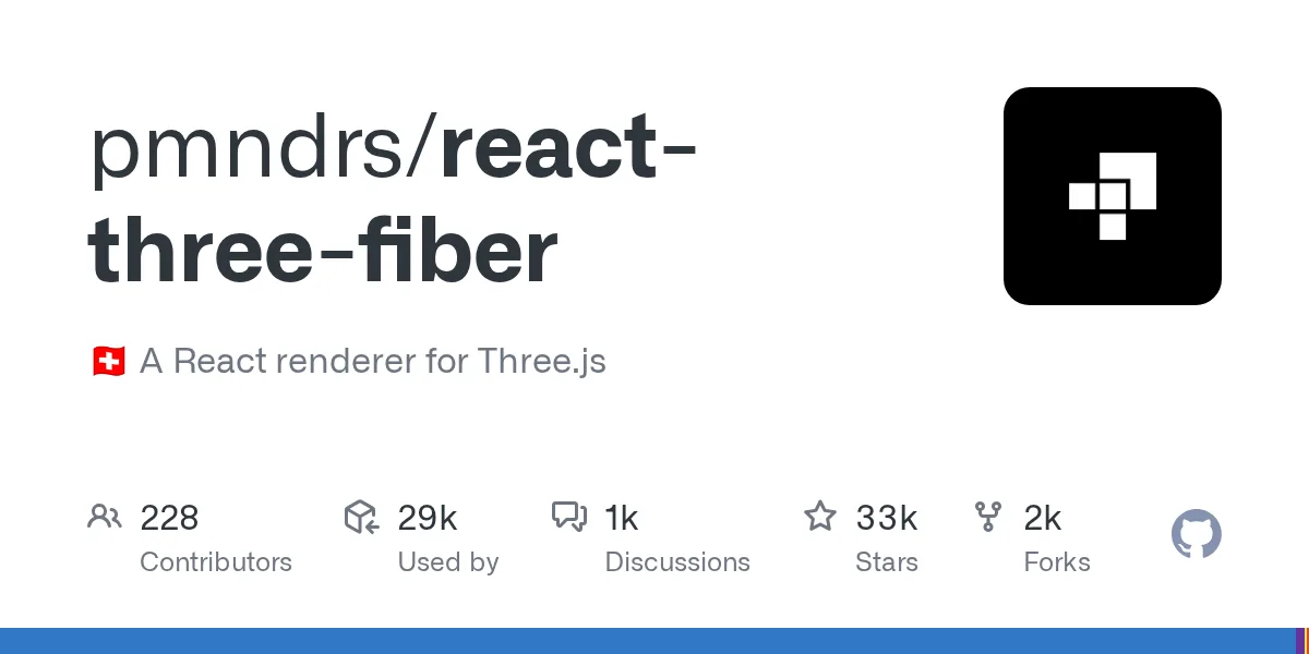 @react-spring/three 与 react-three-fiber 配合做 3D 动效