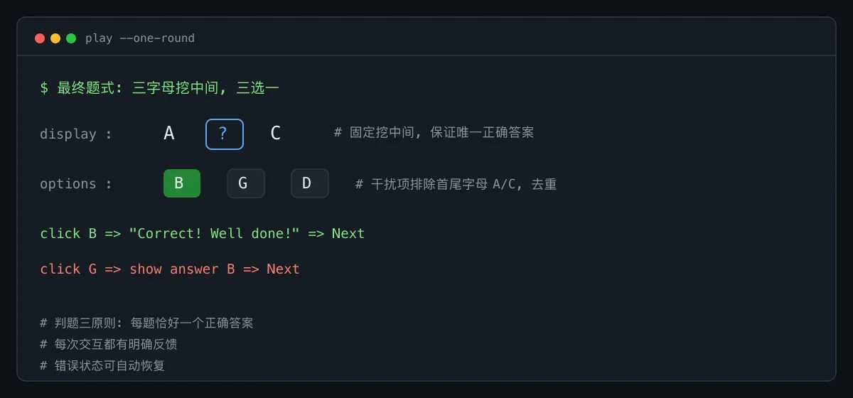 最终版题式的交互流程