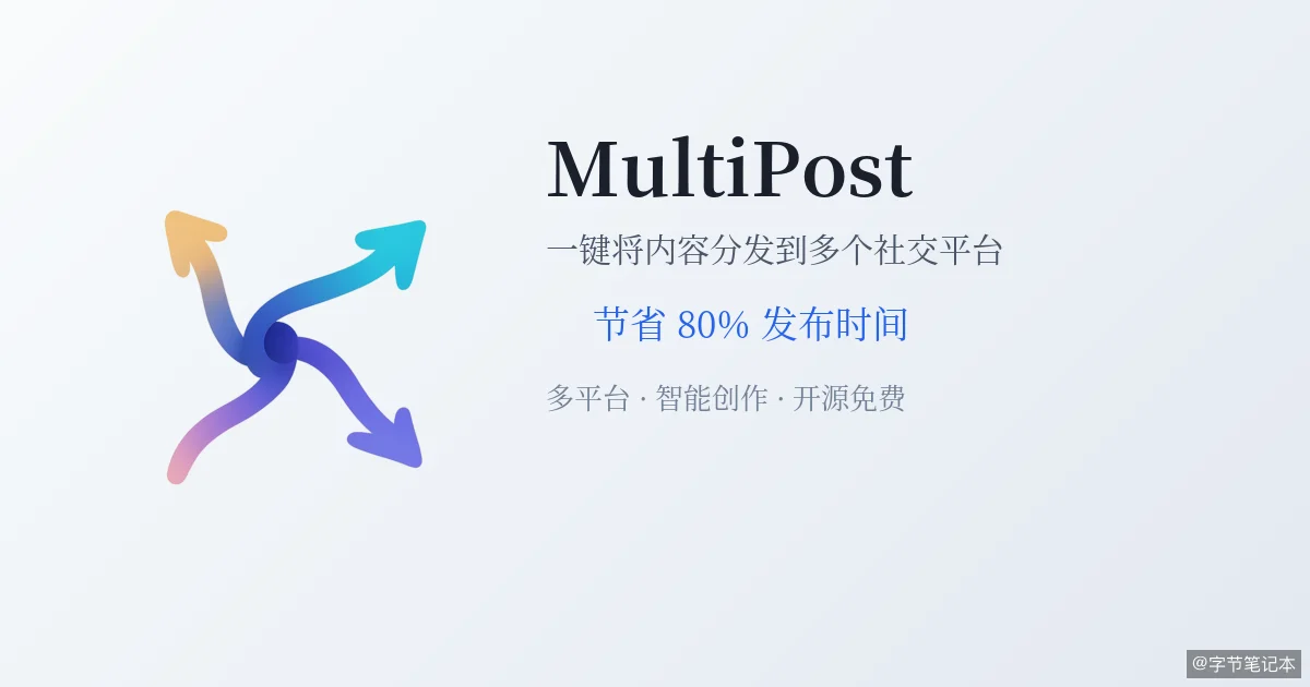 MultiPost:一键把内容分发到知乎、微博、小红书等十多个平台的开源扩展