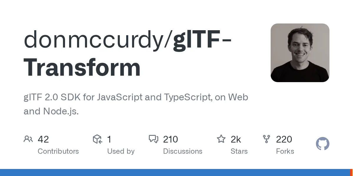 3D 模型瘦身这一步,交给 glTF Transform 的命令行