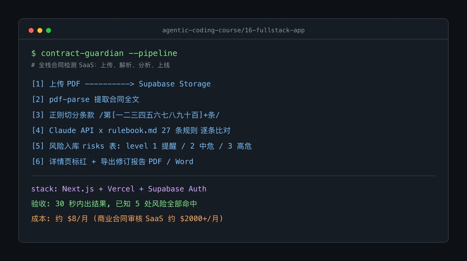 Agent 编程课 16:全栈应用从 0 到上线