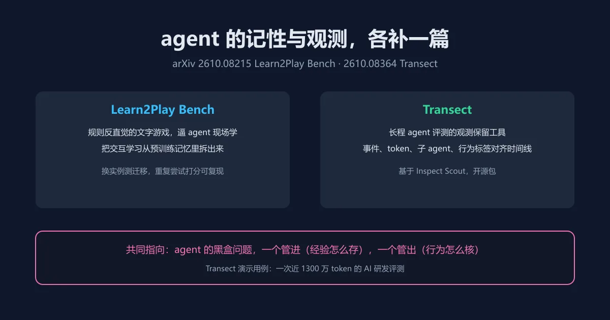 存整段还是记要点?agent 经验管理有了基准答案