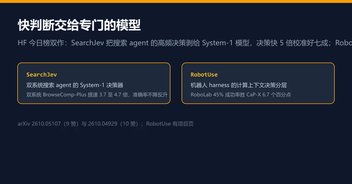 快判断交给专门的模型