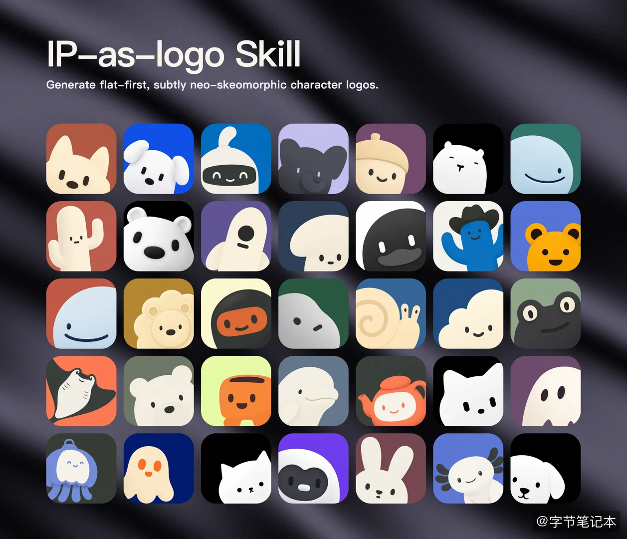 ip-as-logo:5.2k 星 Agent Skill,一句话生成圆润可爱的 IP 吉祥物