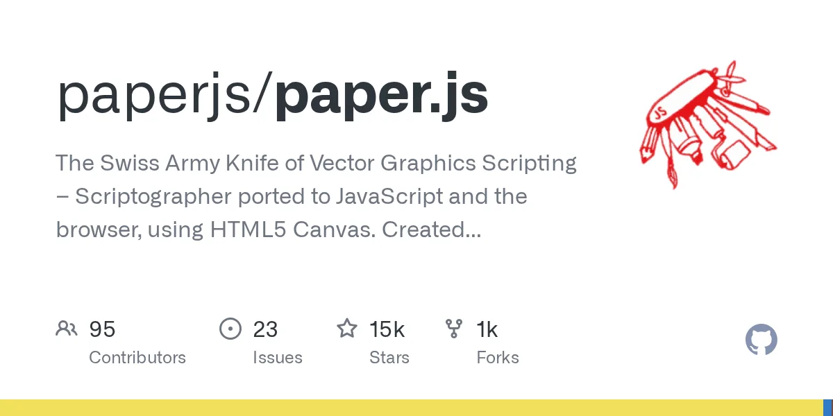 沉寂两年后四天连发 8 版,Paper.js 活过来了