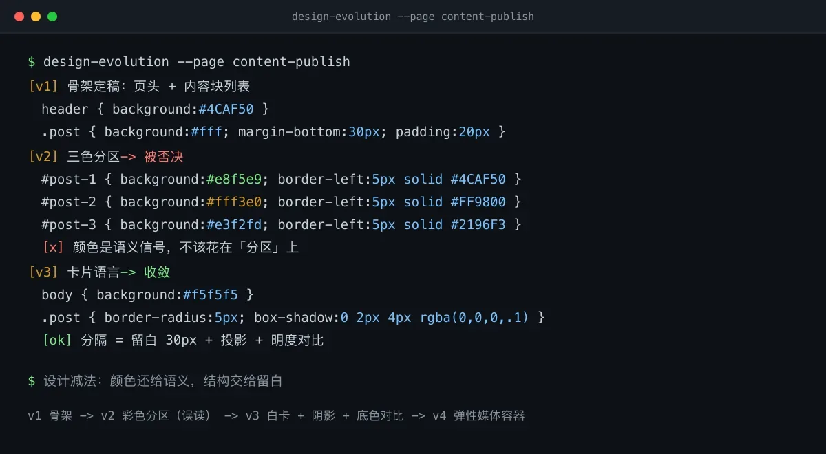 跟 AI 说「内容要独立」,它为什么给你上了三种颜色