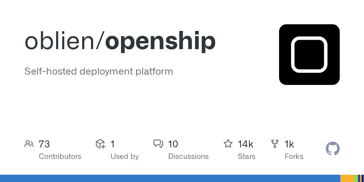 给 repo 拍张照就能上线:开源自托管部署平台 Openship
