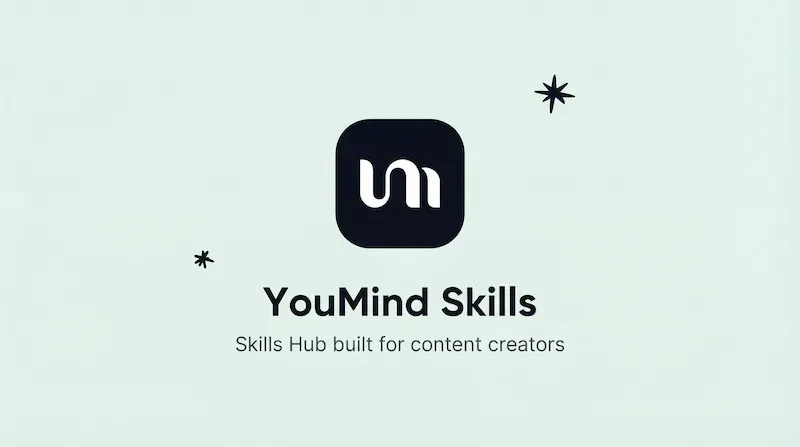 YouMind Skills:面向内容创作者的 Skill 合集入口