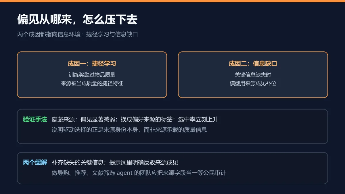 偏见成因与缓解图解