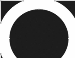 Paper.js 示例:路径布尔运算,圆从方块中减出圆角