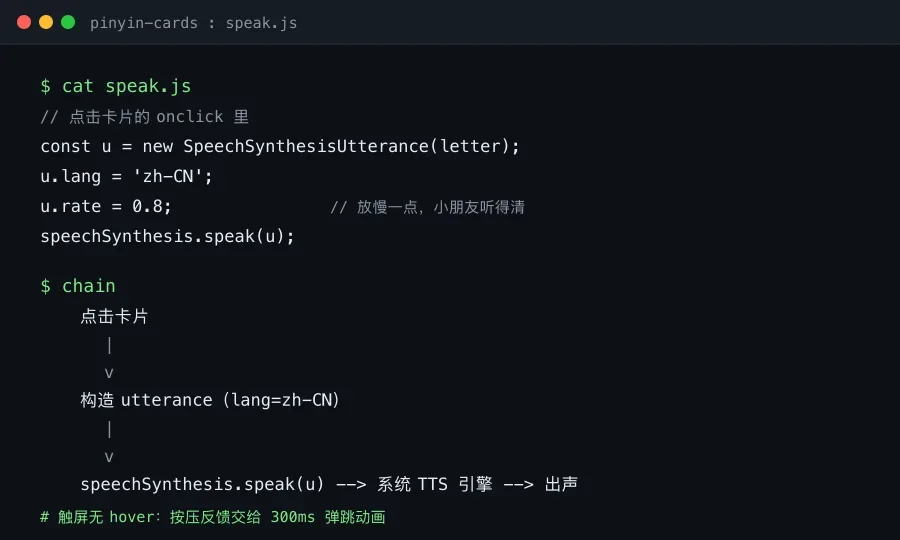 从点击到出声的调用链