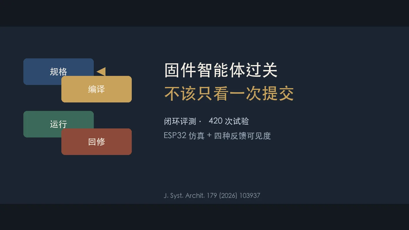 固件智能体过关,不该只看一次提交
