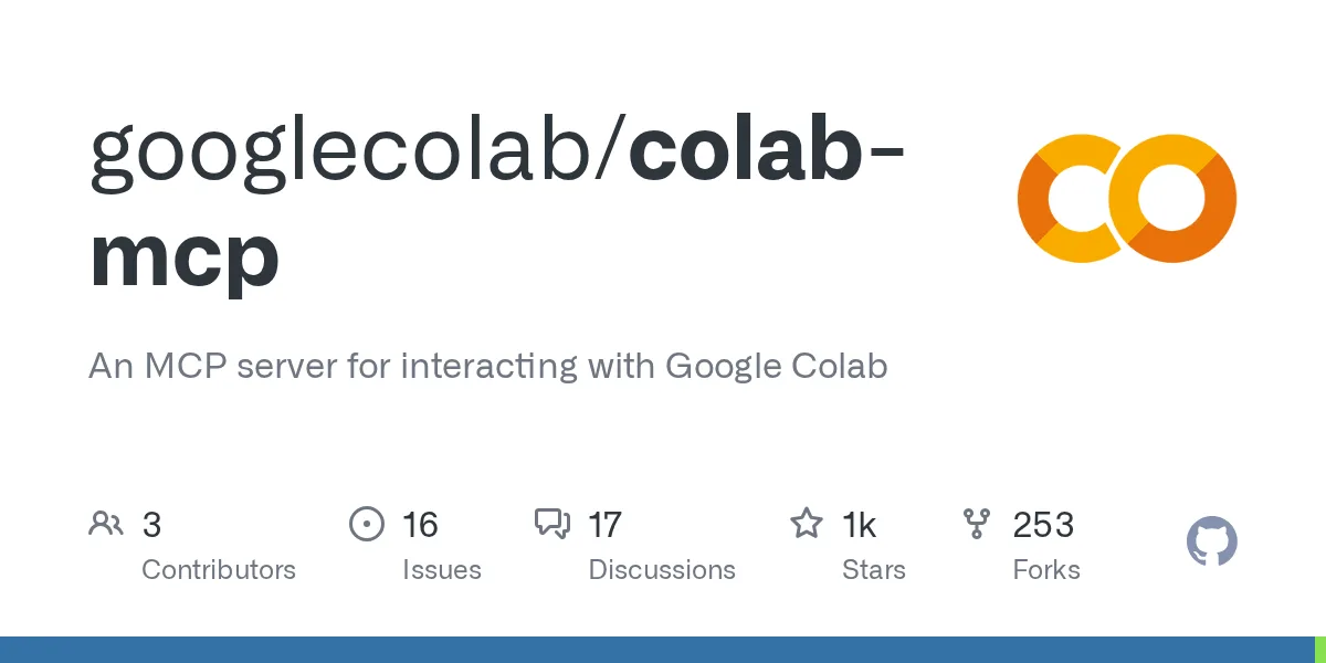 Google 官方 colab-mcp