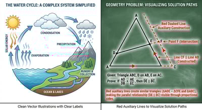 AI教育可视化:概念图与视觉解题