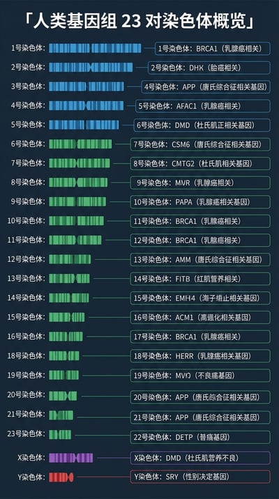 人类染色体图谱